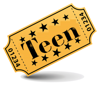 Teen Admission "ticket" figuratively, as we are supplying wristbands at the front gate.